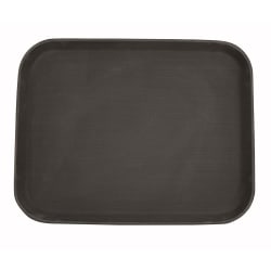 Winco TRH1418 Rectangular Easy Hold Tray, 14" x 18", Brown Replacement Image