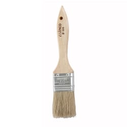Winco WBR-15 Flat Pastry Brush, 1 1/2" Wide w/ Flat Boar Bristles &... Replacement Image