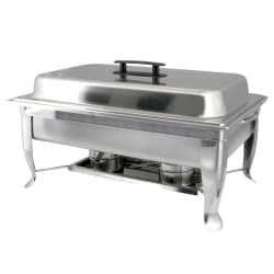 Winco C-1080 Full Size Chafer w/ Lift Off Lid & Chafing Fuel Heat Replacement Image