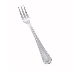 Winco 0005-07 5 5/8" Oyster Fork with 18/0 Stainless Grade, Dots Pattern Replacement Image