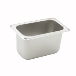 Winco SPN4 Ninth Size Steam Pan, Stainless Replacement Image