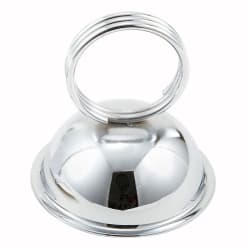 Winco MH-2 2 1/2" Tabletop Menu Card Holder - Stainless Replacement Image