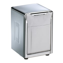 San Jamar H985X Tabletop 150 Lowfold Napkin Dispenser - Two-Sided, Stainless Replacement Image