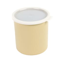 Cambro CP12133 1 1/5 qt Salad Crock with Lid - Polypropylene, Beige Replacement Image