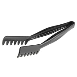 Cambro TGA11110 10 4/5"L Plastic Serving Tongs, Black Replacement Image