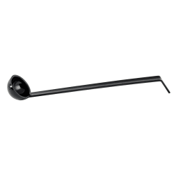 Cambro LD130110 1 oz Camwear® Salad Dressing Ladle - Plastic, Black Replacement Image