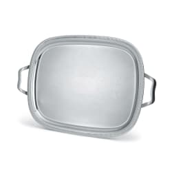 Vollrath 82123 Oval Serving Tray - 23 1/2" x 18 1/2" Scalloped Gadr... Replacement Image