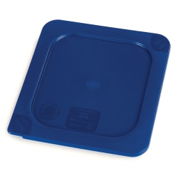 Carlisle Smart Lid™ Food Pan Lid for 1/6 Size Pans, Blue (3058260) Replacement Image