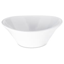 Carlisle 32 oz Oblong Melamine Pasta Bowl, White (5300702) Replacement Image