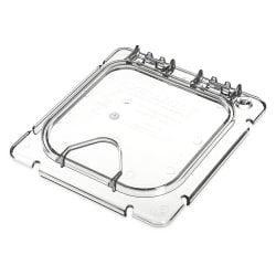 Carlisle Coldmaster® EZ Access Lid for 1/6 Size  Food Pan, Clear (CM10318Z07) Replacement Image