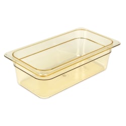 Cambro 34HP150 4"D Third Size High Temp Food Pan - Non-Stick Replacement Image