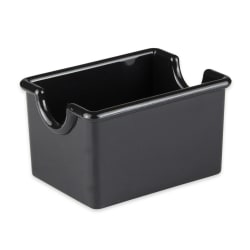 GET Rectangular Sugar Caddy - Plastic, Black (SC-66-BK) Replacement Image