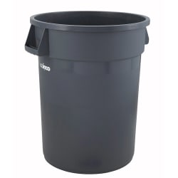 Winco PTC-44G 44 gal Large Trash Can, Gray Replacement Image