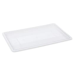 Rubbermaid FG330200CLR Food/Tote Box Lid - 26x18" Clear Poly Replacement Image