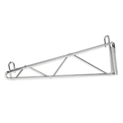 StoreIt 24" Wire Wall-Mount Shelf Bracket, Chrome (SI-SS-24SGL-CH) Replacement Image