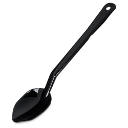 Carlisle 13" Solid Serving Spoon - Plastic, Black (442003) Replacement Image