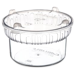 Carlisle 1 9/10 qt Salad Crock with Lid - Polycarbonate, Clear (703907) Replacement Image