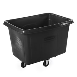 Rubbermaid FG461400 BLA 1/2 cu yd Trash Cart w/ 500 lb Capacity, Black Replacement Image
