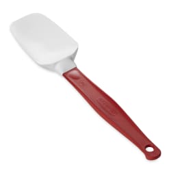 Rubbermaid FG196600RED 9 1/2" Spoon Scraper Spatula - Red Handle Replacement Image