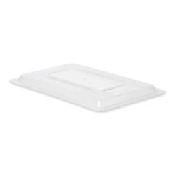 Rubbermaid FG331000CLR Food/Tote Box Lid - 18x12" Clear Poly Replacement Image