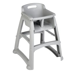 Rubbermaid FG781408PLAT 29 3/4" Stackable Plastic High Chair w/ Waist St... Replacement Image