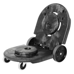 Rubbermaid FG264600BLA Tandem Plastic Trash Can Dolly w/ Raised Center &... Replacement Image