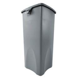 Rubbermaid FG356988GRAY 23 gallon Commercial Trash Can - Plastic, Square Replacement Image