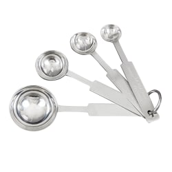Vollrath 47118 4 Piece Measuring Spoon Set - 18 ga Stainless Replacement Image
