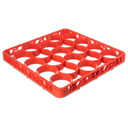 Carlisle Full Size Glass Rack Extender w/ (20) Compartments, Orange (REW20SC2... Replacement Image