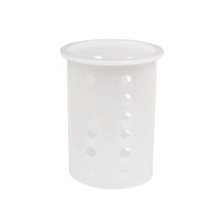 Vollrath 52643 Flatware Cylinder - 5 5/8" White Plastic Replacement Image