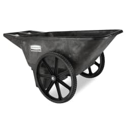 Rubbermaid FG564200BLA Trash Cart w/ 300 lb Capacity, Black Replacement Image