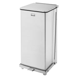 Rubbermaid FGST24SSPL 13 gal Square Metal Step Trash Can, 15"L x 15&quot... Replacement Image