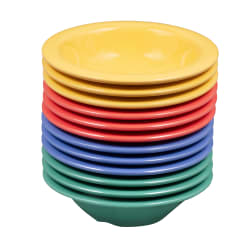 GET 4 1/2 oz Round Melamine Dinner Bowl, Assorted Colors (B-454-MIX) Replacement Image
