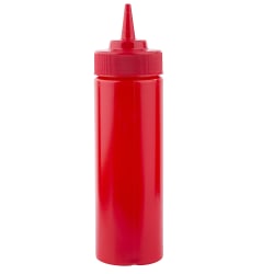 Tablecraft 11253K WideMouth Squeeze Dispenser,12 oz Ketchup, Red Replacement Image