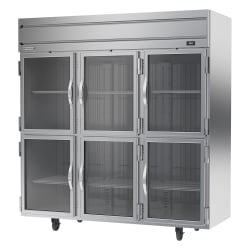 Beverage-Air HRP3HC-1HG 78" Three Section Reach In Refrigerator, (6) Lef... Replacement Image