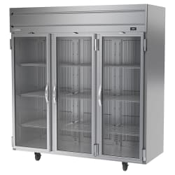 Beverage-Air HRS3HC-1G 78" Three Section Reach In Refrigerator, (3) Left... Replacement Image