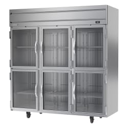Beverage-Air HRS3HC-1HG 78" Three Section Reach In Refrigerator, (6) Lef... Replacement Image
