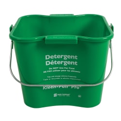 San Jamar KPP97GN 3 qt Kleen-Pail® Pro™ - Plastic, Green Replacement Image