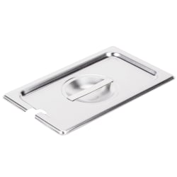 Vollrath 75240 Fourth-Size Steam Pan Cover, Stainless Replacement Image