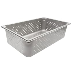 Vollrath 30063 Super Pan V® Full Size Steam Pan - Perforated, Stainless Steel Replacement Image