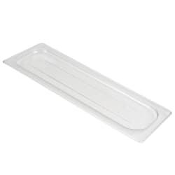 Cambro 20LPCWC135 Camwear Food Pan Cover - Half Size Long, Flat, Clear Replacement Image
