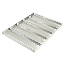 Winco ABPN-5H 5 Slot Sub Sandwich Roll Pan - 13"L x 18"W, Aluminum Replacement Image