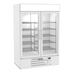 Beverage-Air MMR49HC-1-W 52" MarketMaxâ„¢ Two Section Glass Door Merchandi... Replacement Image