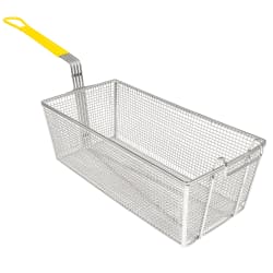 Winco FB-40 Fryer Basket w/ Coated Handle & Front Hook, 17" x 8 1/4&... Replacement Image