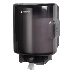 San Jamar T420TBK Wall Mount Center Pull Paper Towel Dispenser - Plastic, Bla... Replacement Image