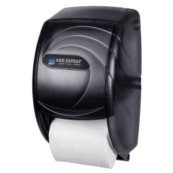 San Jamar R3590TBK Ocean Kolor-Cut Duett Bath Tissue Dispenser, Holds 2 Rolls... Replacement Image