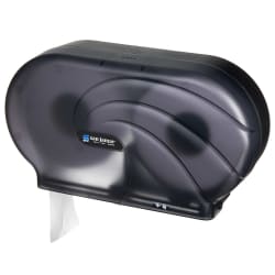 San Jamar R4090TBK Twin 9" Jumbo Toilet Tissue Dispenser, Oceans, Transl... Replacement Image