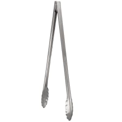 Winco UT-16HT 16"L Stainless Utility Tongs Replacement Image