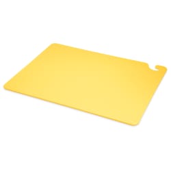 San Jamar CB182412YL Cut-N-Carry Cutting Board, 18 x 24 x 1/2 in, NSF, Yellow Replacement Image