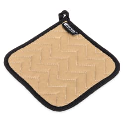 San Jamar 812TPH 7" x 7" Bestan® Tan Poly-Cotton Pot Holder /Loop Replacement Image